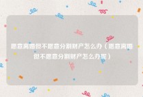愿意离婚但不愿意分割财产怎么办（愿意离婚但不愿意分割财产怎么办呢）