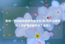 贵州一学校楼顶墙体垮塌学生2死3伤的法律责任（学校建筑砸死学生案例）