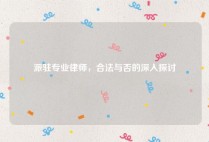 派驻专业律师，合法与否的深入探讨