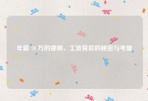 年薪 70 万的律师，工资背后的秘密与考量