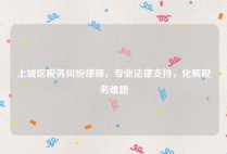 上城区税务纠纷律师，专业法律支持，化解税务难题