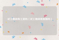 试工期间有工资吗（试工期间有假期吗）