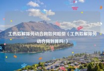 工伤后解除劳动合同如何赔偿（工伤后解除劳动合同划算吗?）