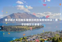 妻子搭丈夫出租车肇事后向东家索赔败诉（妻子出租女主是谁）