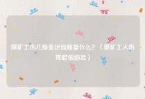 煤矿工伤几级鉴定流程是什么？（煤矿工人伤残赔偿标准）