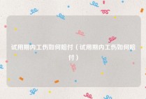 试用期内工伤如何赔付（试用期内工伤如何赔付）