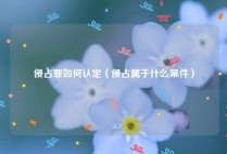 侵占罪如何认定（侵占属于什么案件）