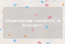 电动车撞汽车怎么理赔（电动车撞了汽车一般怎么判人受伤了）