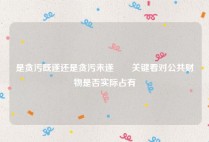 是贪污既遂还是贪污未遂――关键看对公共财物是否实际占有