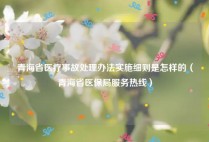 青海省医疗事故处理办法实施细则是怎样的（青海省医保局服务热线）