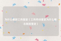 为什么要做工伤鉴定（工伤劳动鉴定为什么要去医院鉴定）