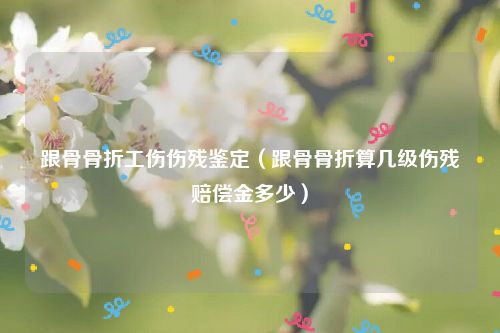 跟骨骨折工伤伤残鉴定（跟骨骨折算几级伤残赔偿金多少）