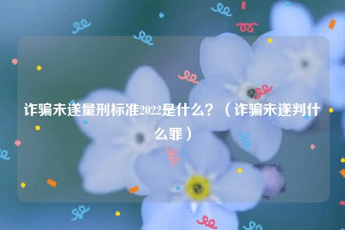 诈骗未遂量刑标准2022是什么？（诈骗未遂判什么罪）