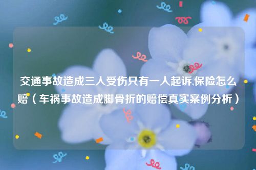 交通事故造成三人受伤只有一人起诉,保险怎么赔（车祸事故造成脚骨折的赔偿真实案例分析）