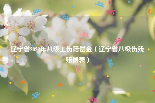 辽宁省2022年八级工伤赔偿金（辽宁省八级伤残赔偿表）