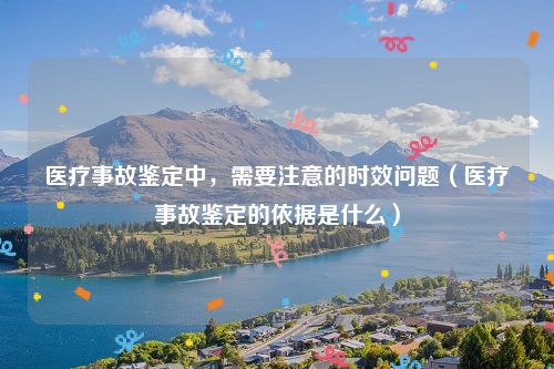 医疗事故鉴定中，需要注意的时效问题（医疗事故鉴定的依据是什么）