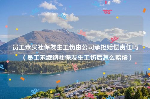 员工未买社保发生工伤由公司承担赔偿责任吗（员工未缴纳社保发生工伤后怎么赔偿）
