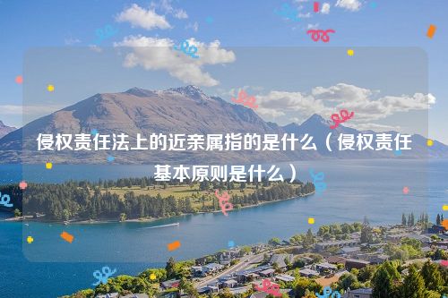 侵权责任法上的近亲属指的是什么（侵权责任基本原则是什么）